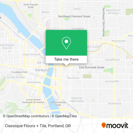 Classique Floors + Tile map
