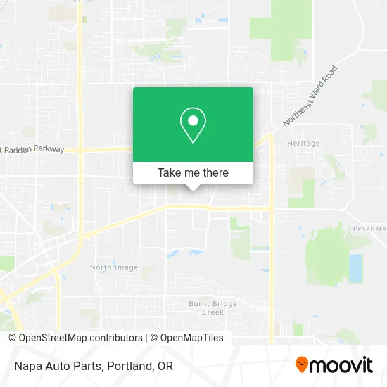 Napa Auto Parts map