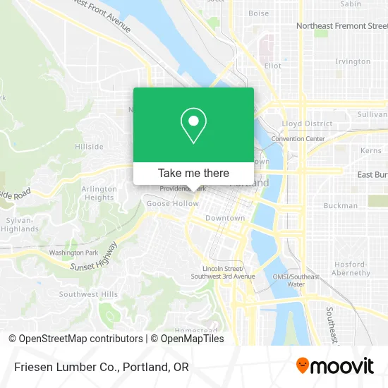 Friesen Lumber Co. map