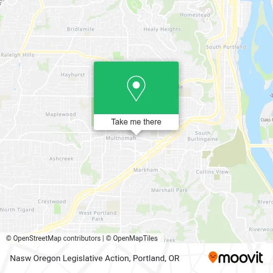 Nasw Oregon Legislative Action map