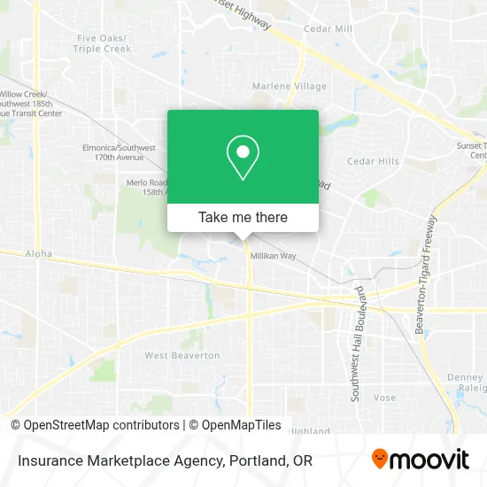 Insurance Marketplace Agency map