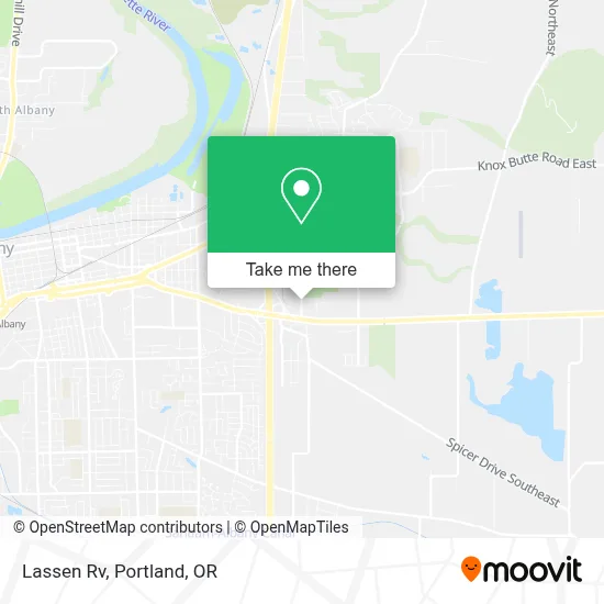 Lassen Rv map