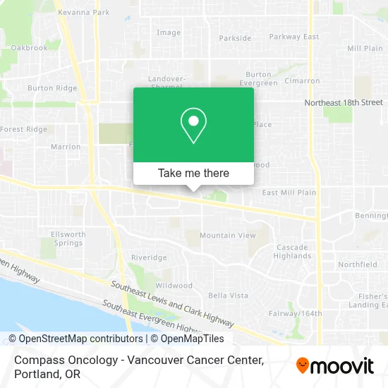 Compass Oncology - Vancouver Cancer Center map