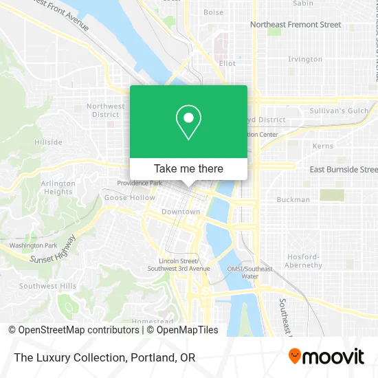 The Luxury Collection map