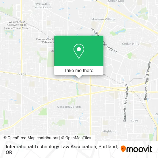International Technology Law Association map