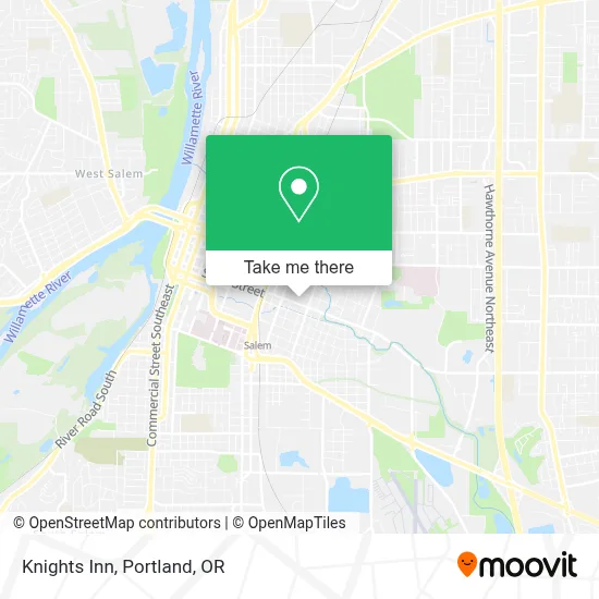 Knights Inn map