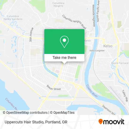 Uppercuts Hair Studio map