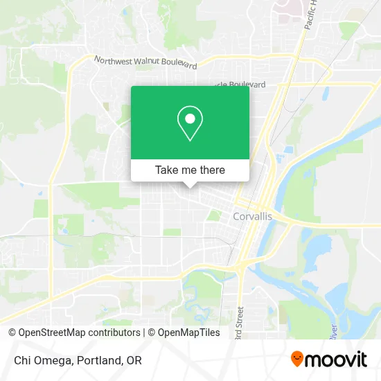 Chi Omega map