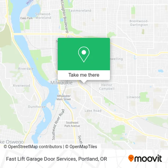Fast Lift Garage Door Services map