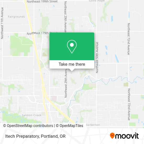 Itech Preparatory map