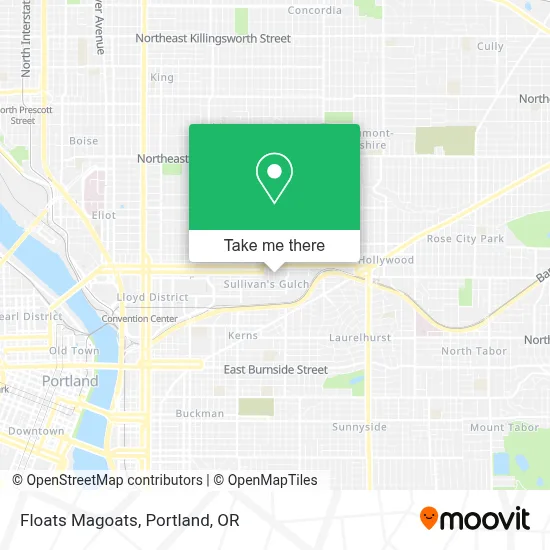 Floats Magoats map