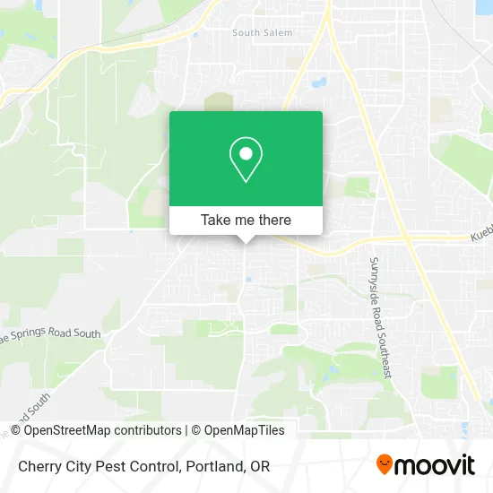 Cherry City Pest Control map