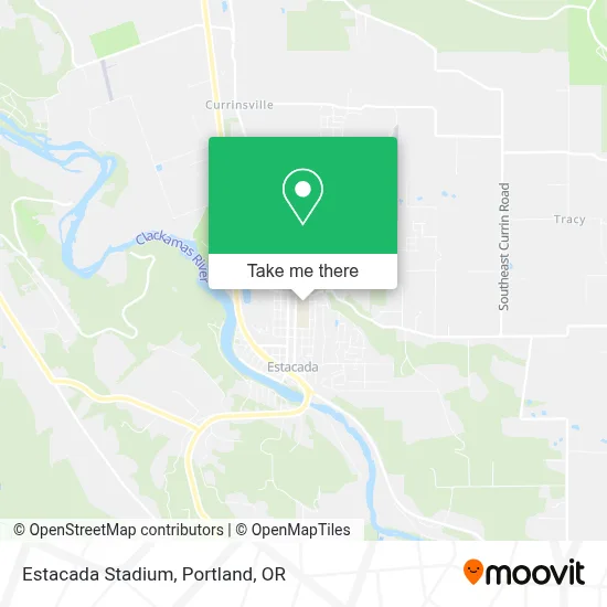 Estacada Stadium map