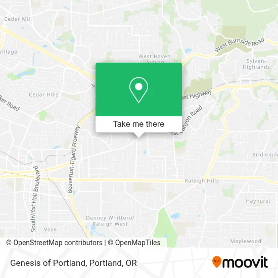 Genesis of Portland map