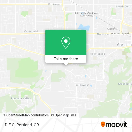 D E Q map