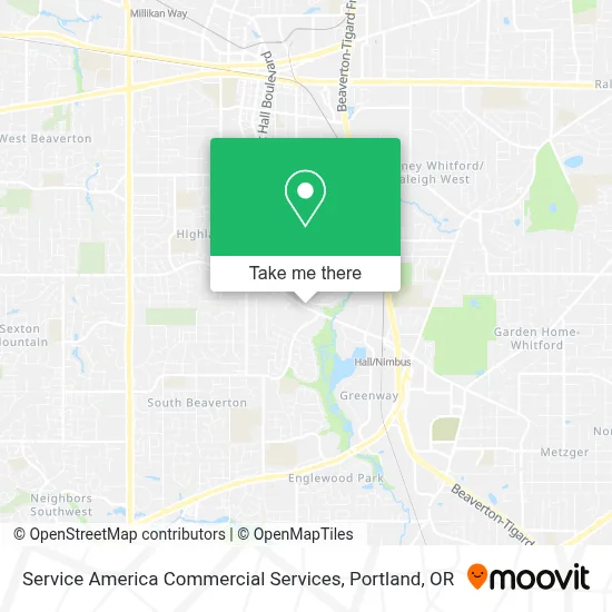 Service America Commercial Services map