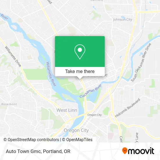 Auto Town Gmc map