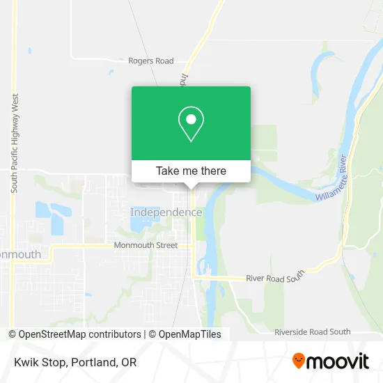 Kwik Stop map