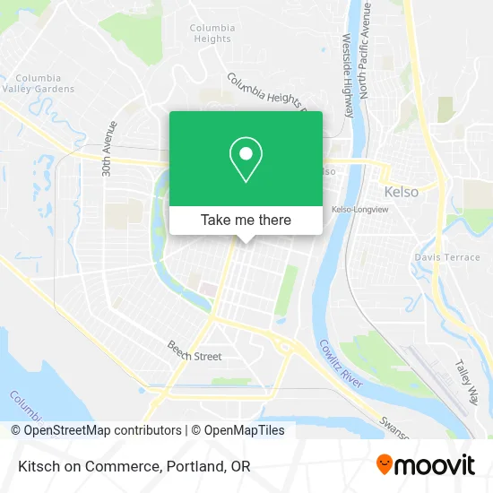Kitsch on Commerce map