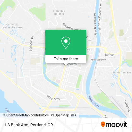 US Bank Atm map