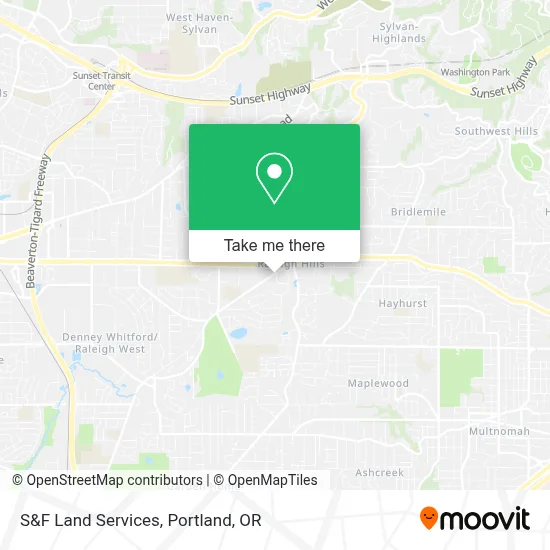S&F Land Services map