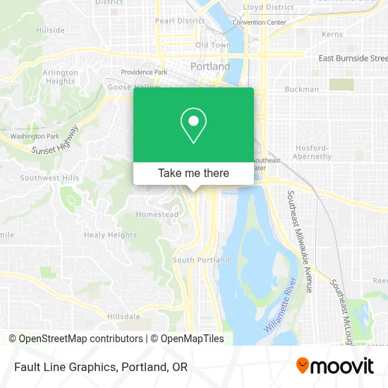 Fault Line Graphics map