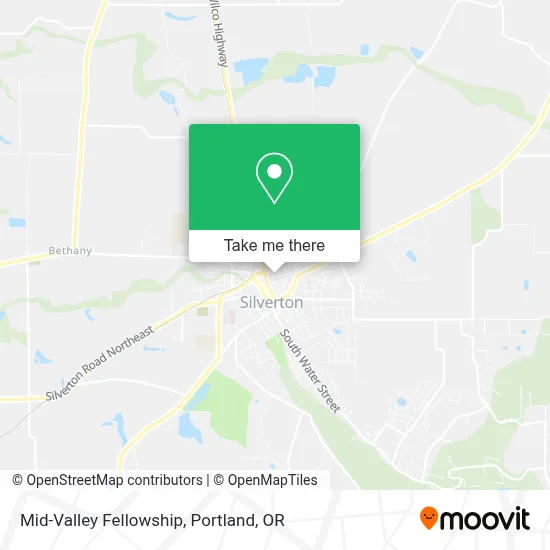 Mid-Valley Fellowship map
