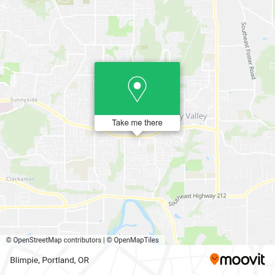 Blimpie map