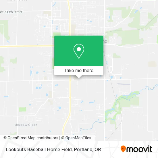 Lookouts Baseball Home Field map