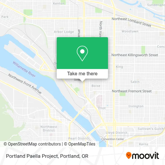 Portland Paella Project map