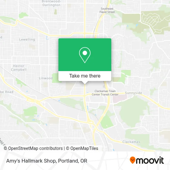 Amy's Hallmark Shop map
