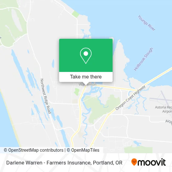 Darlene Warren - Farmers Insurance map