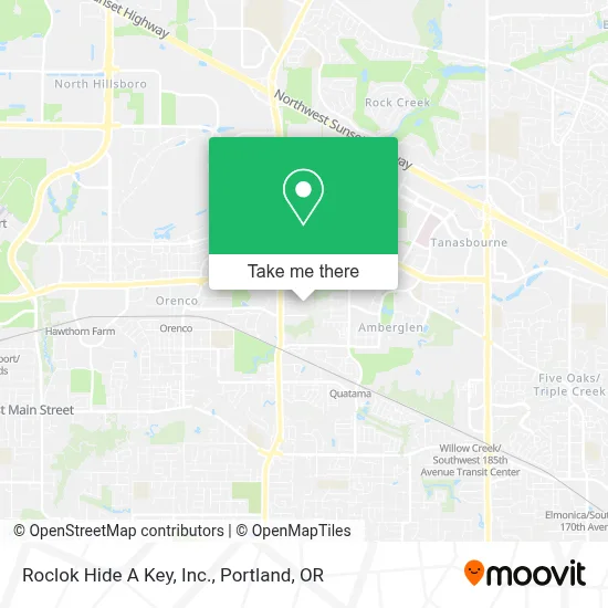 Roclok Hide A Key, Inc. map
