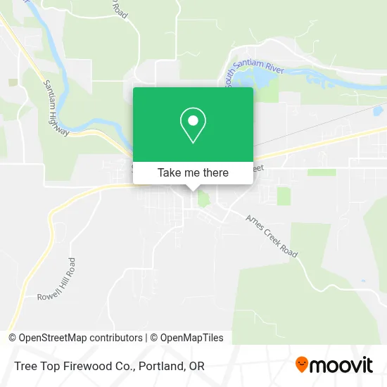 Tree Top Firewood Co. map