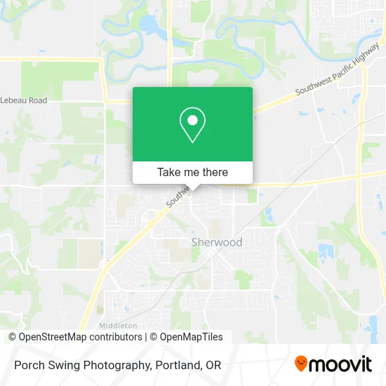 Porch Swing Photography map
