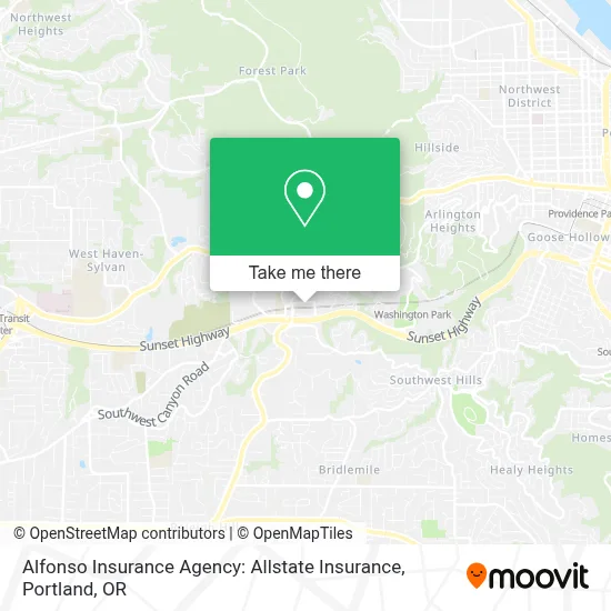 Alfonso Insurance Agency: Allstate Insurance map