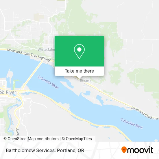 Bartholomew Services map