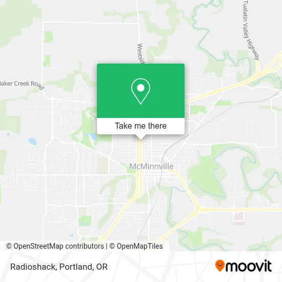 Radioshack map