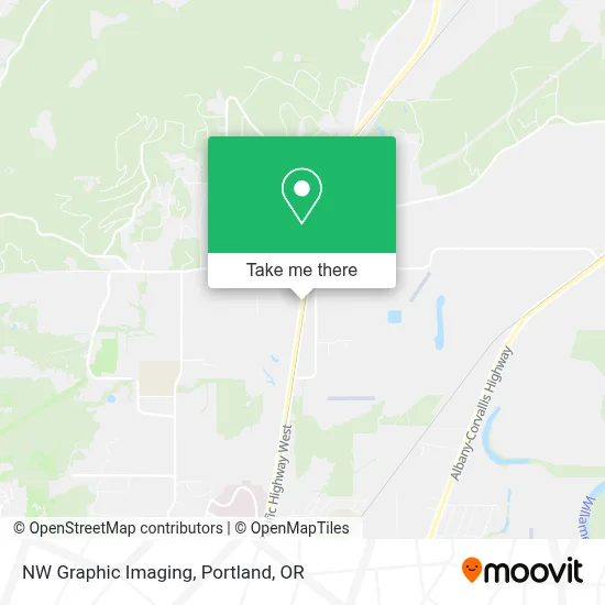 NW Graphic Imaging map