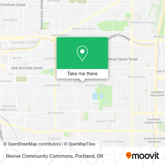 Revive Community Commons map