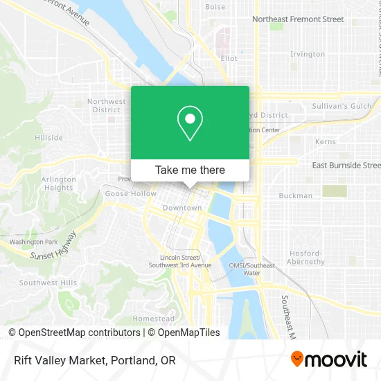 Rift Valley Market map