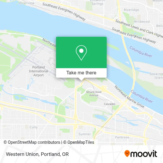 Western Union map