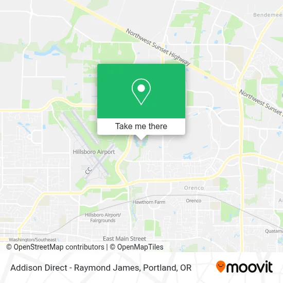 Addison Direct - Raymond James map
