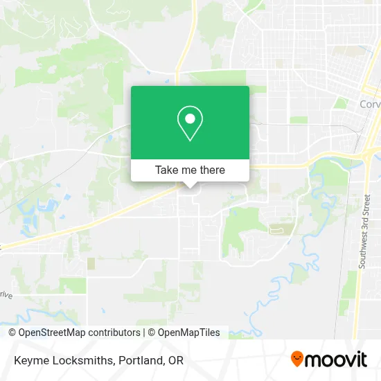 Keyme Locksmiths map