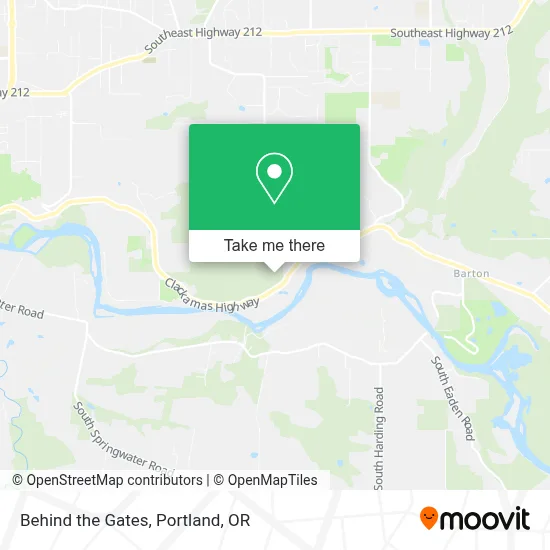 Behind the Gates map