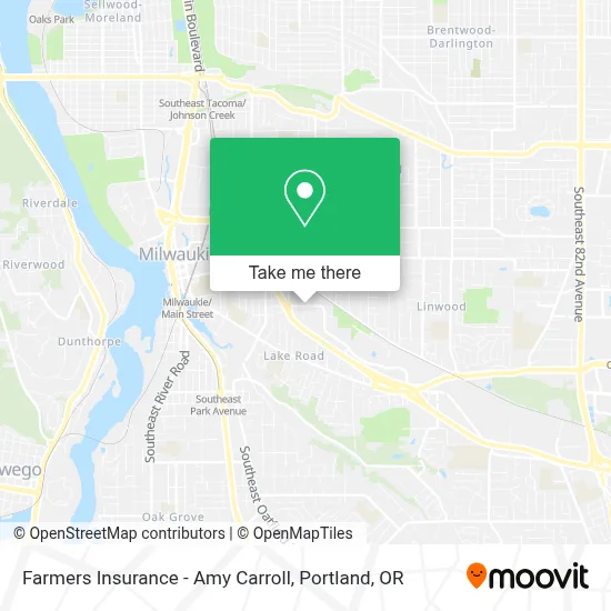 Farmers Insurance - Amy Carroll map