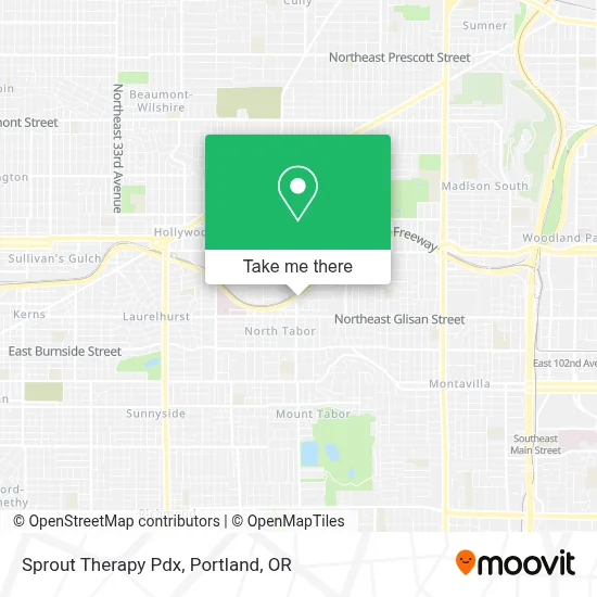Sprout Therapy Pdx map