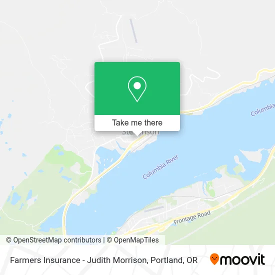 Farmers Insurance - Judith Morrison map