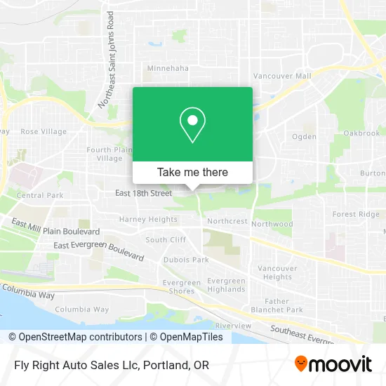 Fly Right Auto Sales Llc map