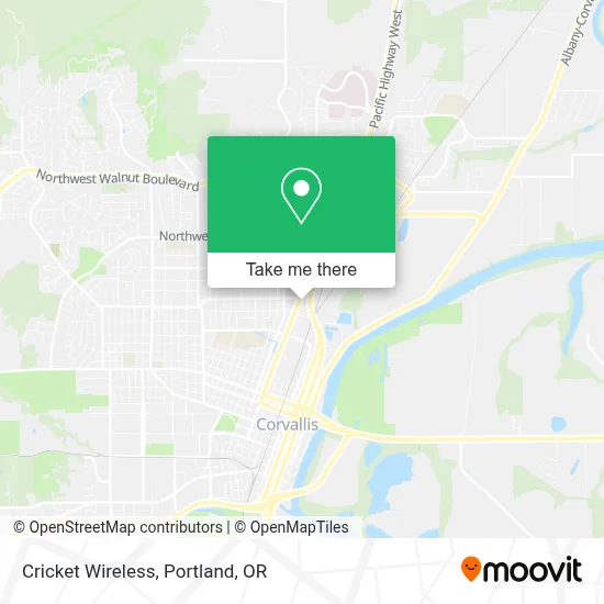 Cricket Wireless map